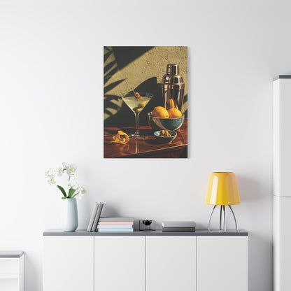 Graphic Cocktail Bar Still Life Wall Art & Canvas Print