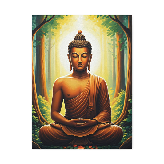 Enlightened Meditation Buddha Wall Art & Canvas Prints