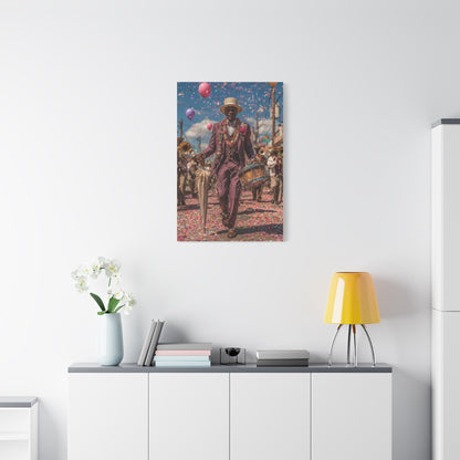 Second Line Parade Celebration Wall Art & Canvas Print