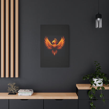 Rising Phoenix Emblem Wall Art & Canvas Print