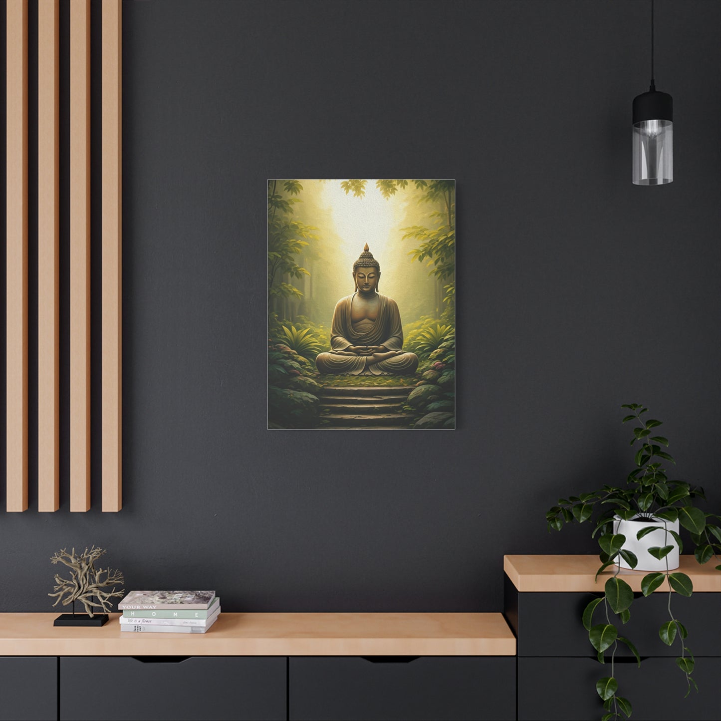 Forest Meditation Buddha Sanctuary Wall Art & Canvas Prints