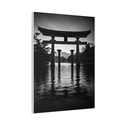 Torii Gate Reflection Serenity Wall Art & Canvas Prints