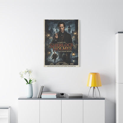 Sherlock Holmes Movie Poster Wall Art & Canvas Print
