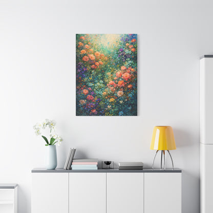 Vivid Magical Garden Floral Wall Art & Canvas Print