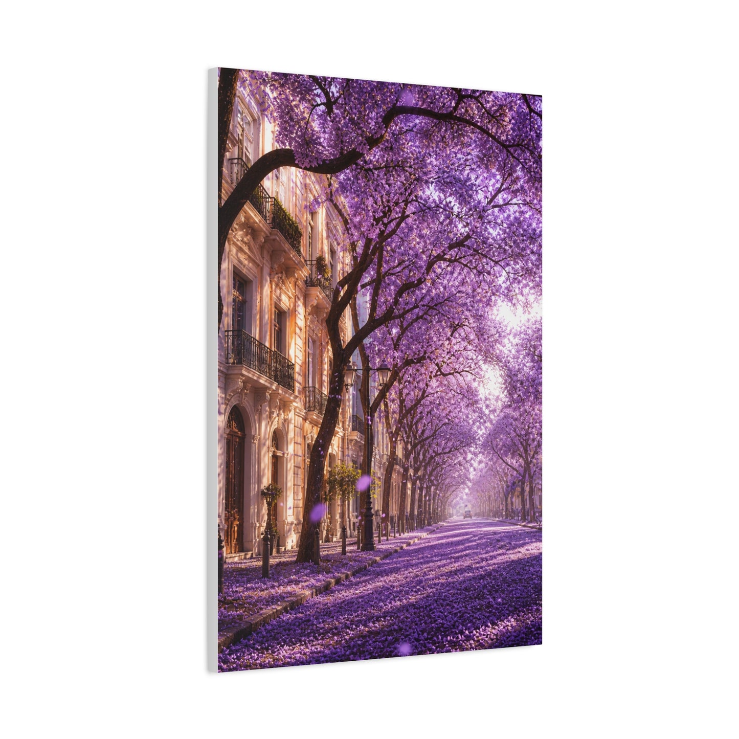 Jacaranda Blossom Boulevard Wall Art & Canvas Print