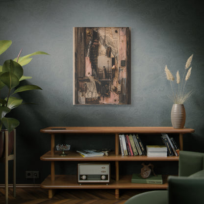 Vintage Love Story Collage Keepsake Wall Art & Canvas Print