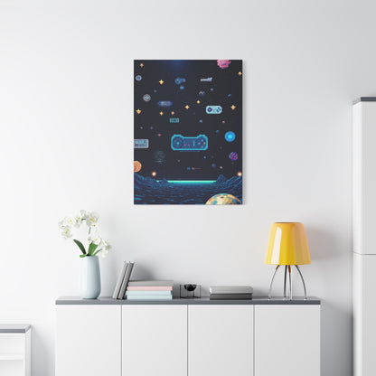 Pixel Space Arcade Wall Art & Canvas Prints