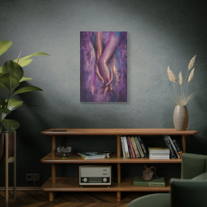 Intertwined Hands Abstract Emotion Wall Art & Canvas Print