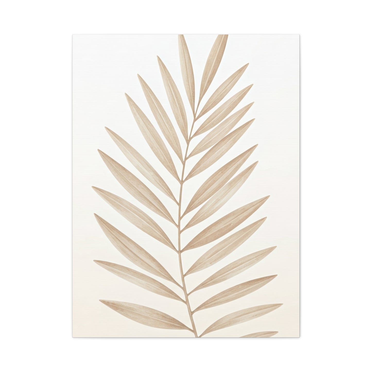Neutral Palm Silhouette Wall Art & Canvas Prints
