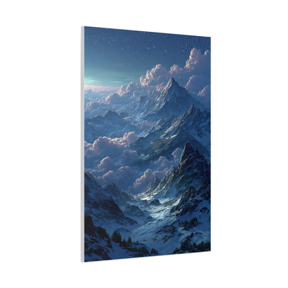 Himalayan Peaks & Cloud Sea Nocturne Wall Art & Canvas Print
