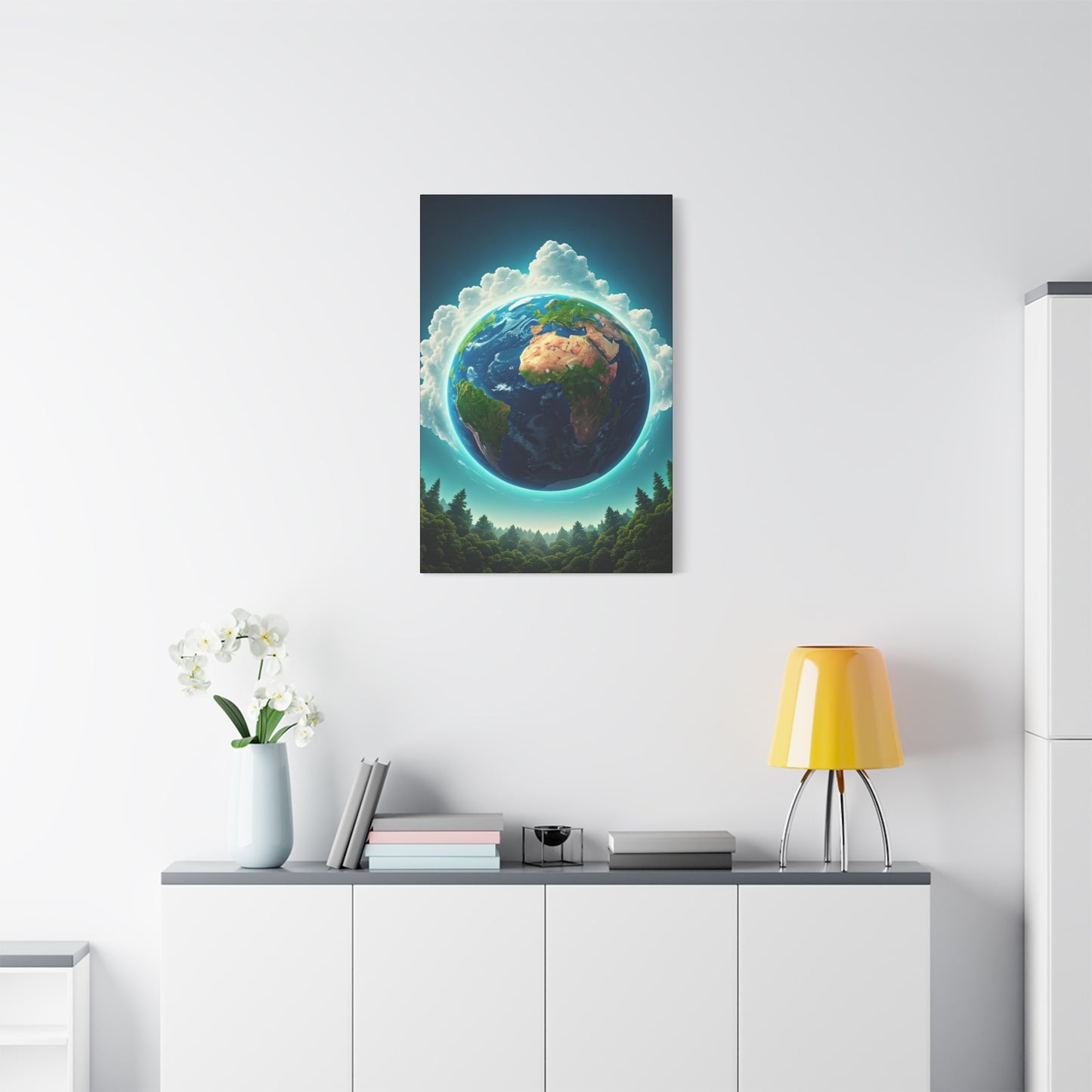 Earth Embraced by Nature Wall Art & Canvas Prints