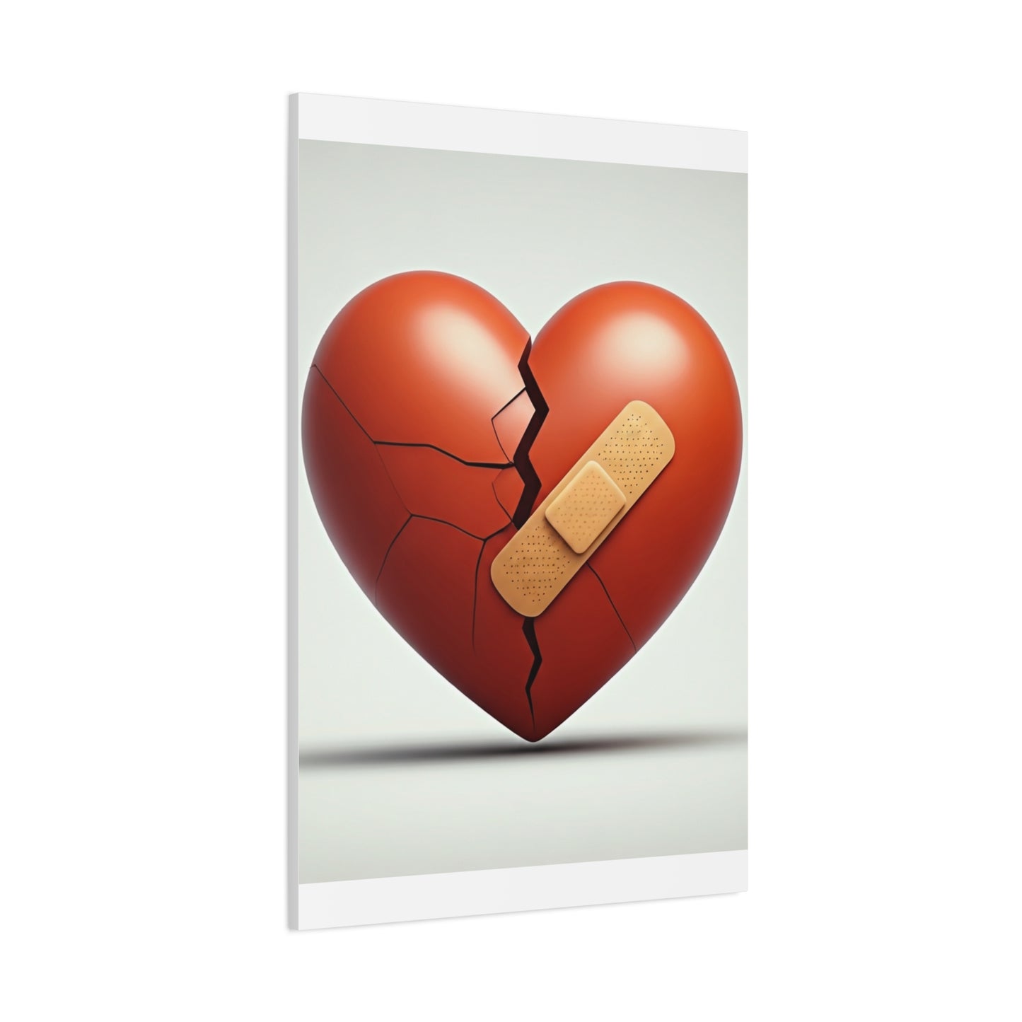 Patched Heart Wall Art & Canvas Prints