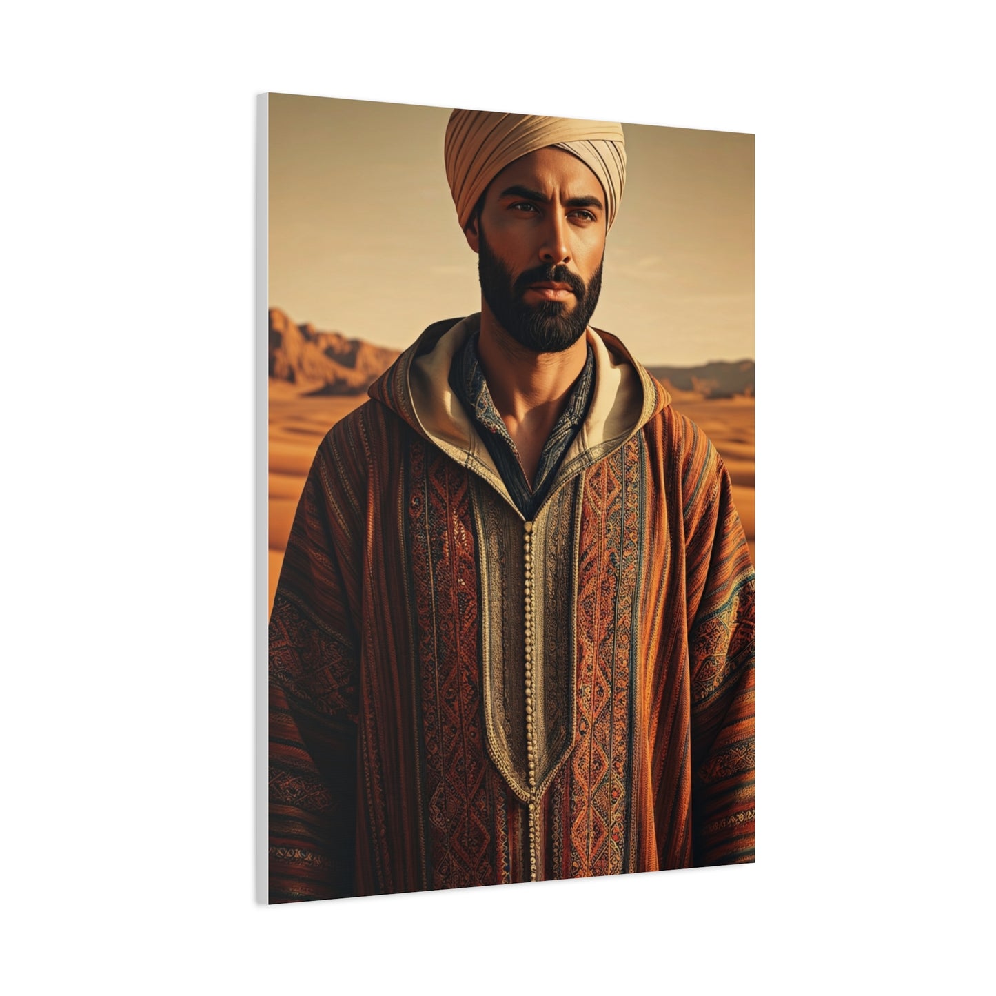 Nomadic Desert Soul Portrait Wall Art & Canvas Prints