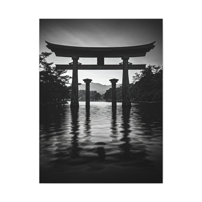Torii Gate Reflection Serenity Wall Art & Canvas Prints