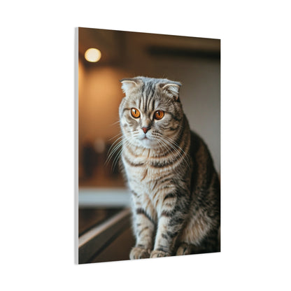 Golden Gaze Cat Wall Art & Canvas Prints