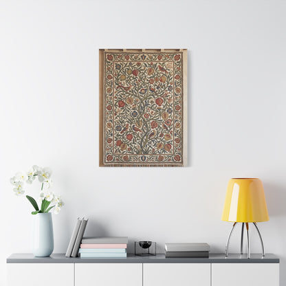 Medieval Floral Tree Tapestry Wall Art & Canvas Print