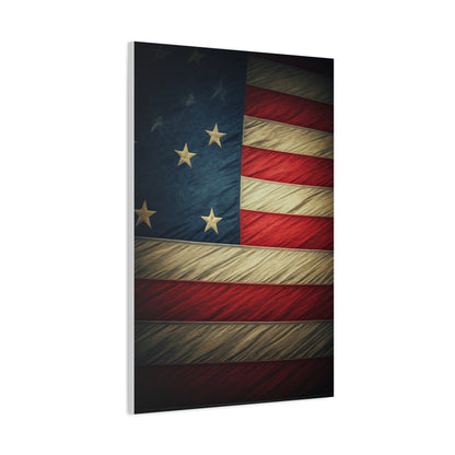 Vintage American Flag Heritage Wall Art & Canvas Prints