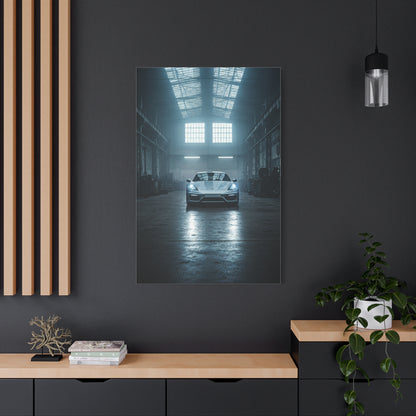 Porsche 718 Cayman Workshop Precision Wall Art & Canvas Prints