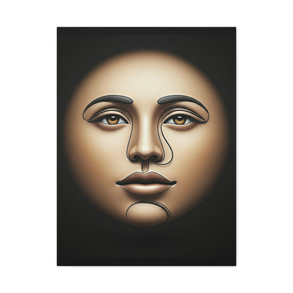 Ethereal Muse Portrait Wall Art & Canvas Print