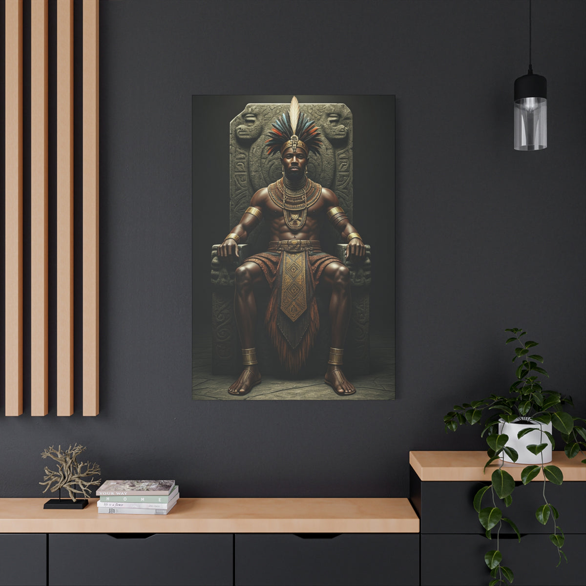 Throne of the Tribal King Wall Art & Canvas Prints