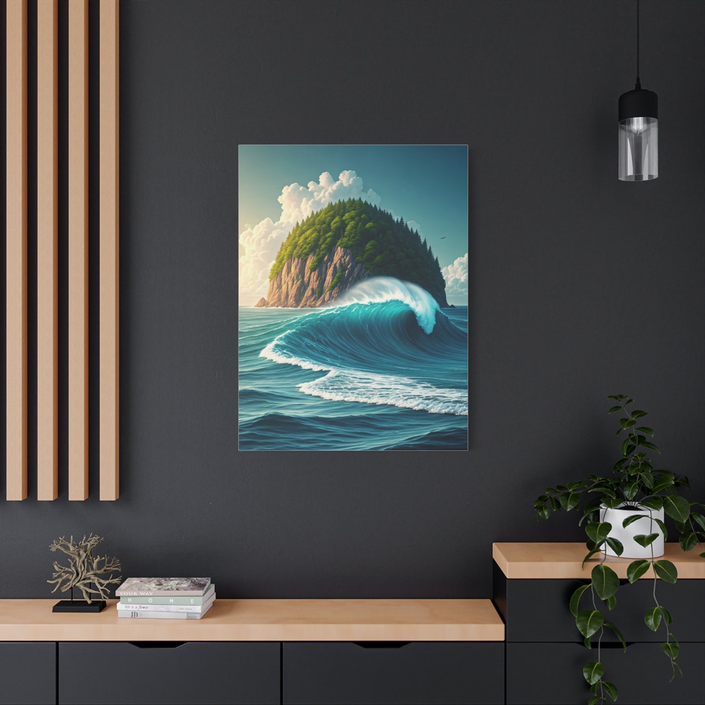 Island Wave Sanctuary Wall Art & Canvas Prints