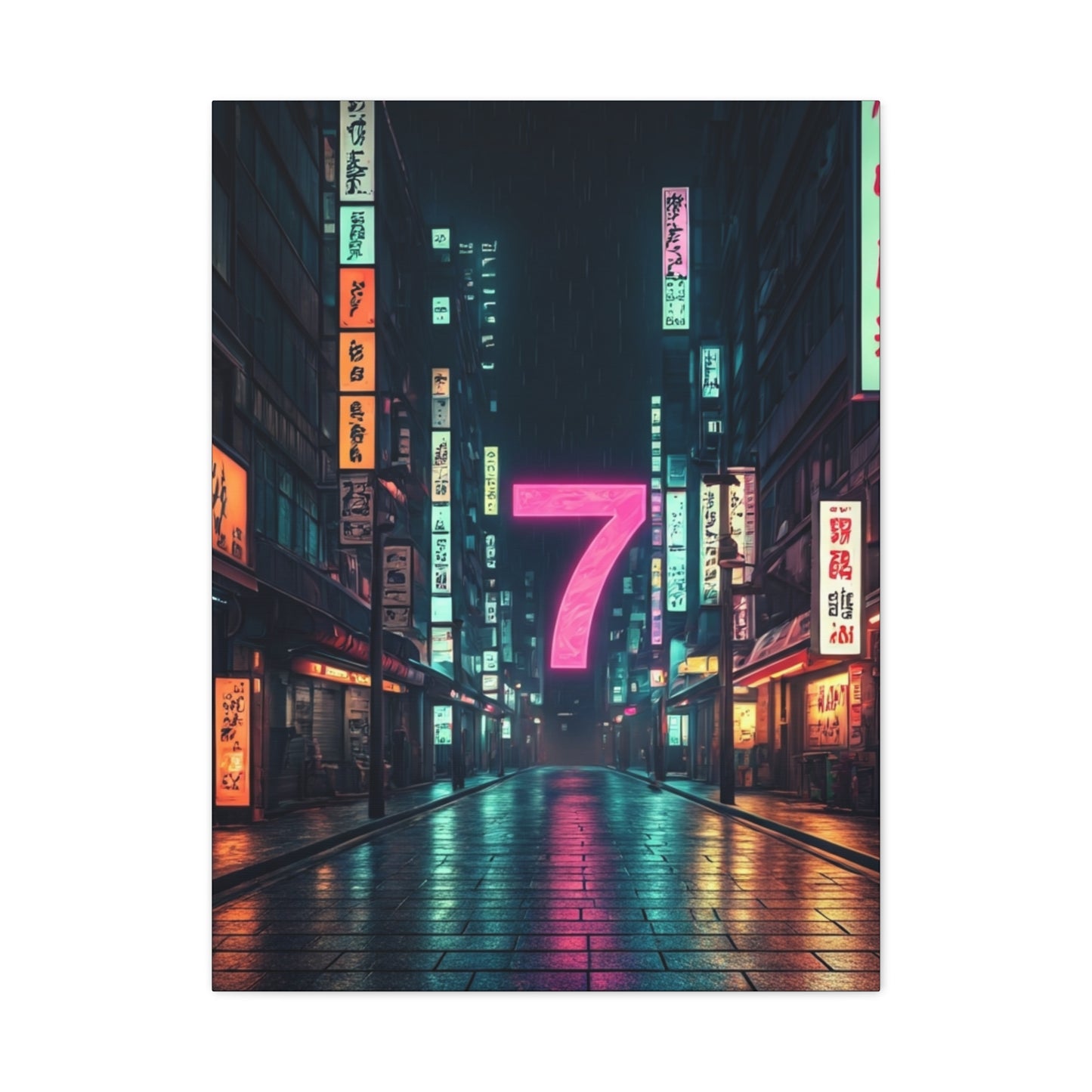 Neon City Seven Wall Art & Canvas Prints