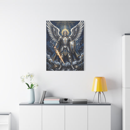 St. Michael the Archangel Celestial Warrior Wall Art & Canvas Print