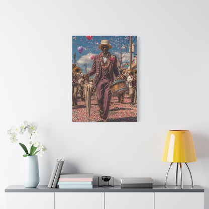 Second Line Parade Celebration Wall Art & Canvas Print