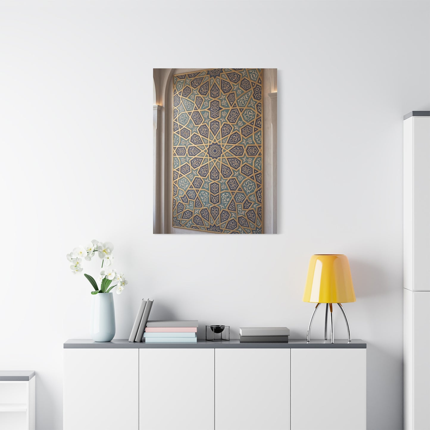 Islamic Geometric Star Pattern Wall Art & Canvas Print