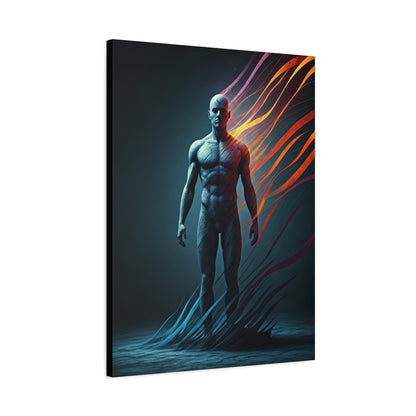 Energy Form Human Figure Wall Art & Canvas Prints
