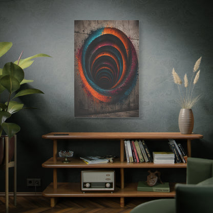 Urban Vortex Graffiti Tunnel Street Wall Art & Canvas Print
