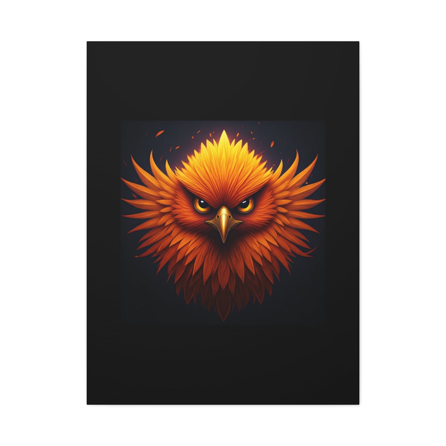 Ember Crown Phoenix Wall Art & Canvas Print