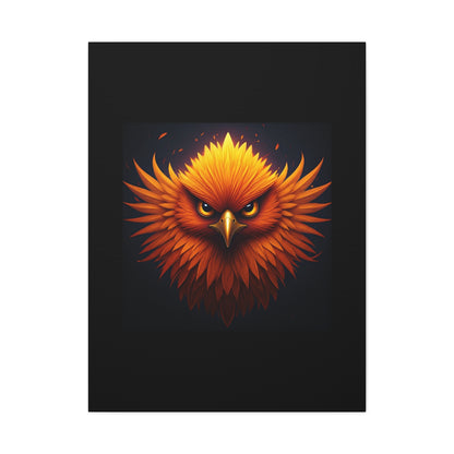 Ember Crown Phoenix Wall Art & Canvas Print