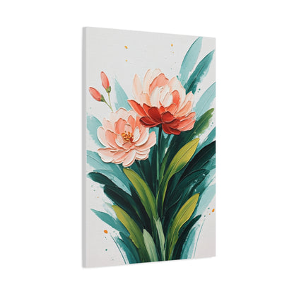 Blush Floral Botanical Wall Art & Canvas Prints