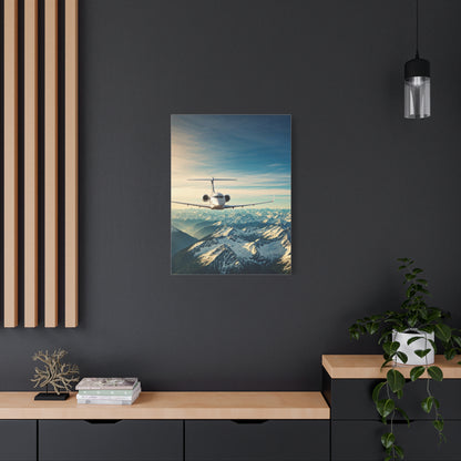 Mountain Summit Jet Journey Wall Art & Canvas Prints