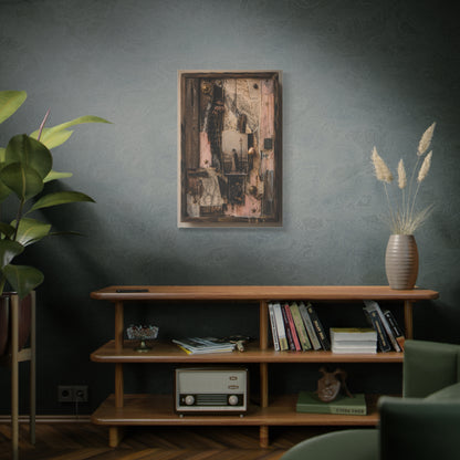 Vintage Love Story Collage Keepsake Wall Art & Canvas Print