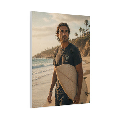 Coastal Surf Lifestyle Portrait Wall Art & Canvas Print
