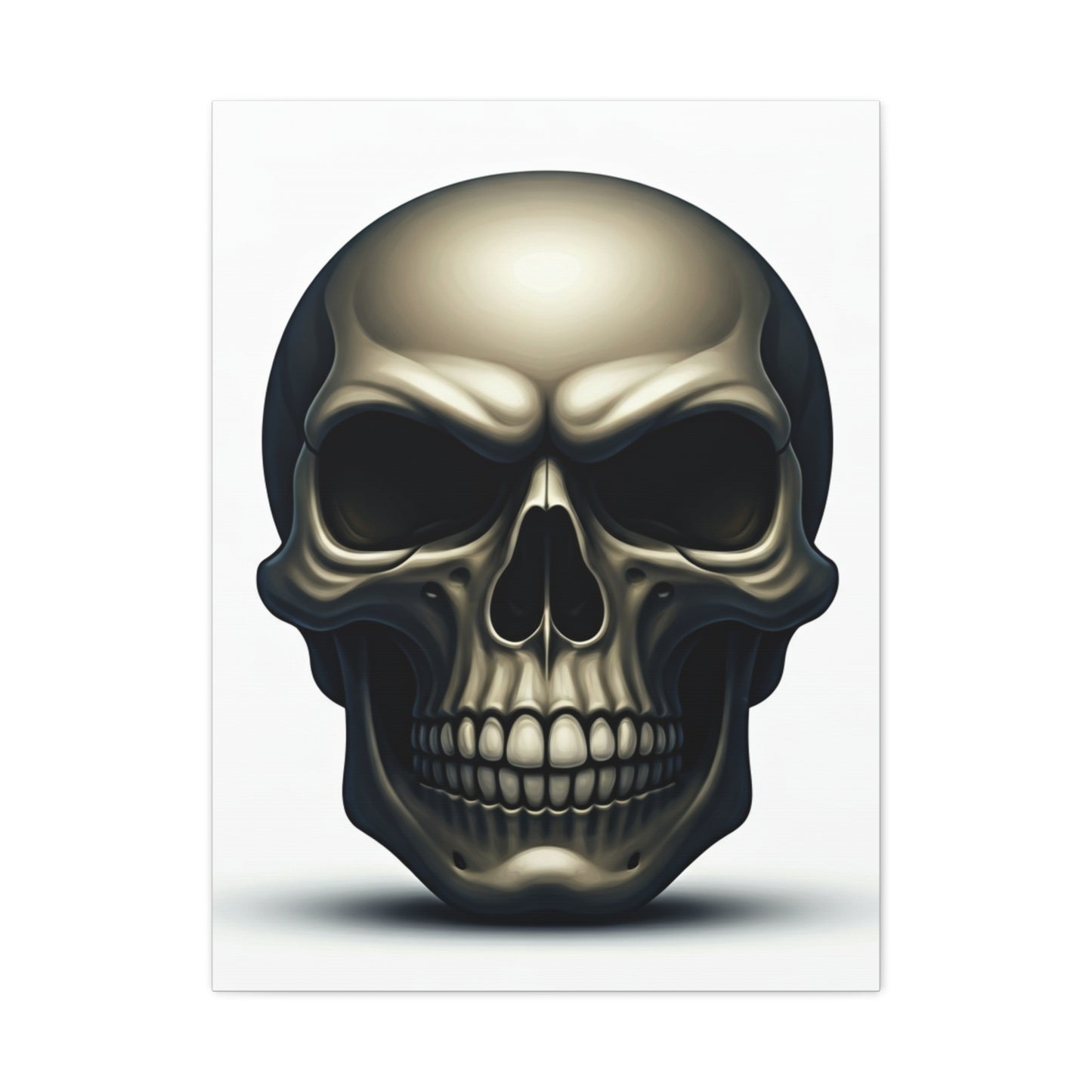 Classic Metallic Skull Wall Art & Canvas Prints