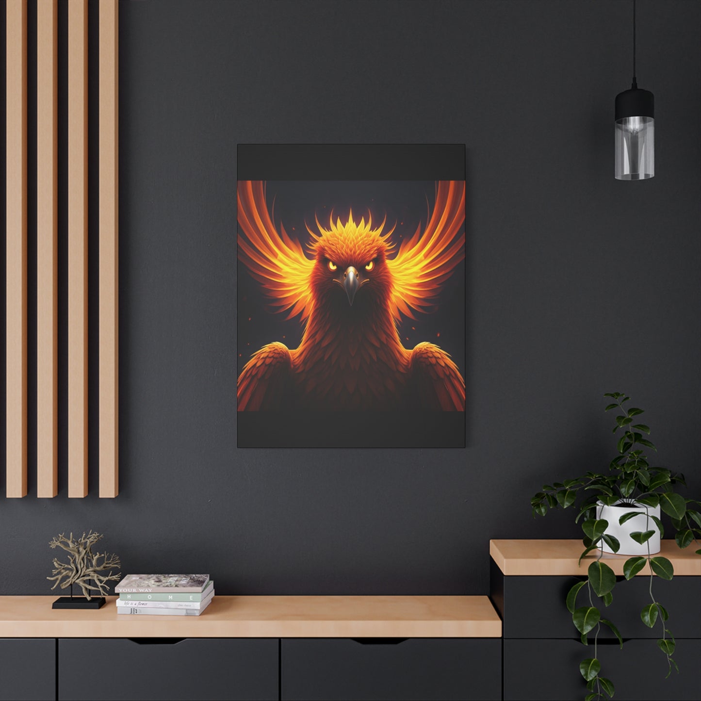 Phoenix Ascension Blaze Wall Art & Canvas Print