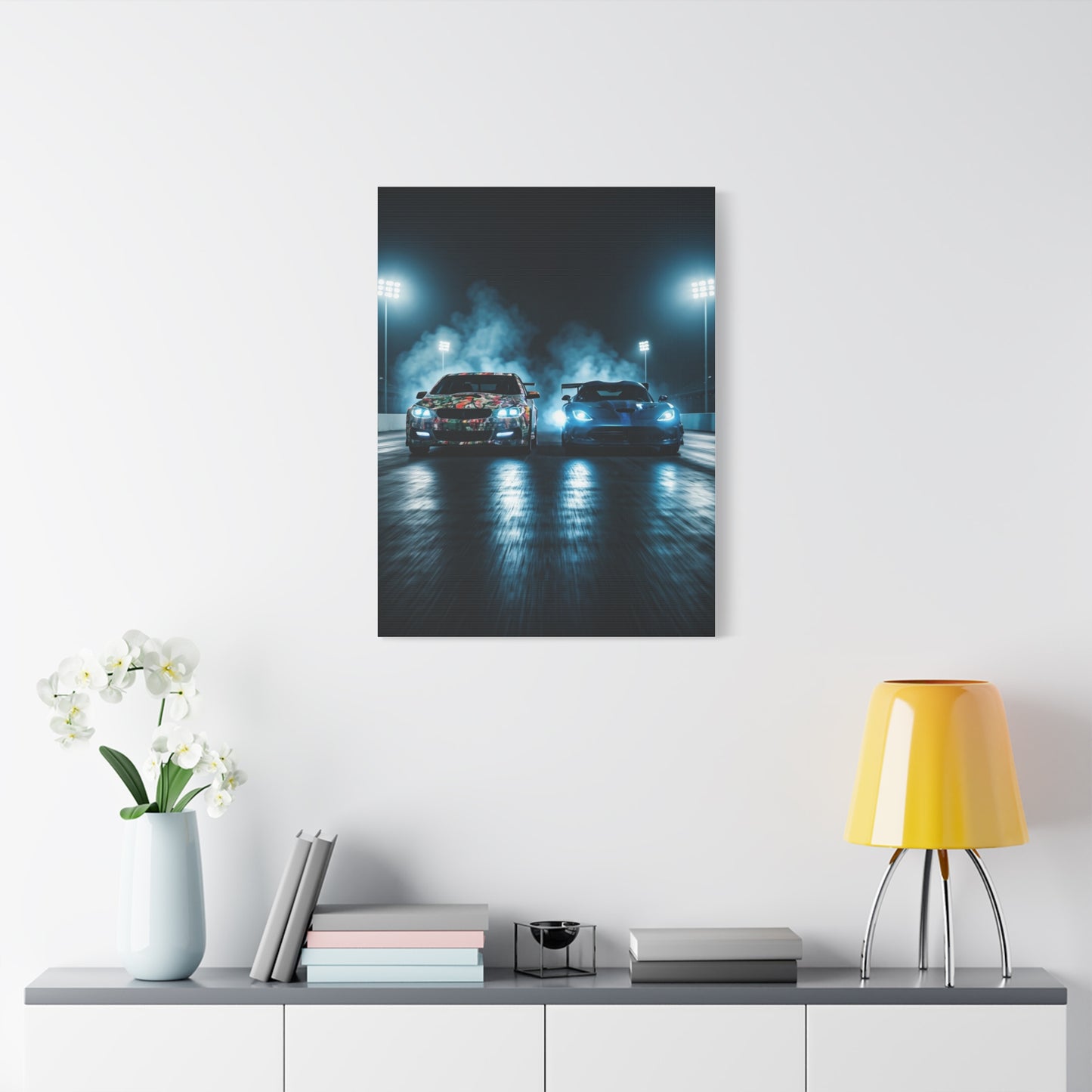 Chevrolet SS Twin-Turbo vs Dodge Viper ACR Drag Showdown Wall Art & Canvas Prints