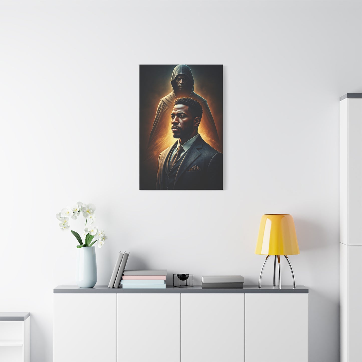 Shadow Guardian Portrait Wall Art & Canvas Prints