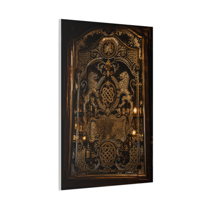 Victorian Ornate Bar Mirror Wall Art & Canvas Print