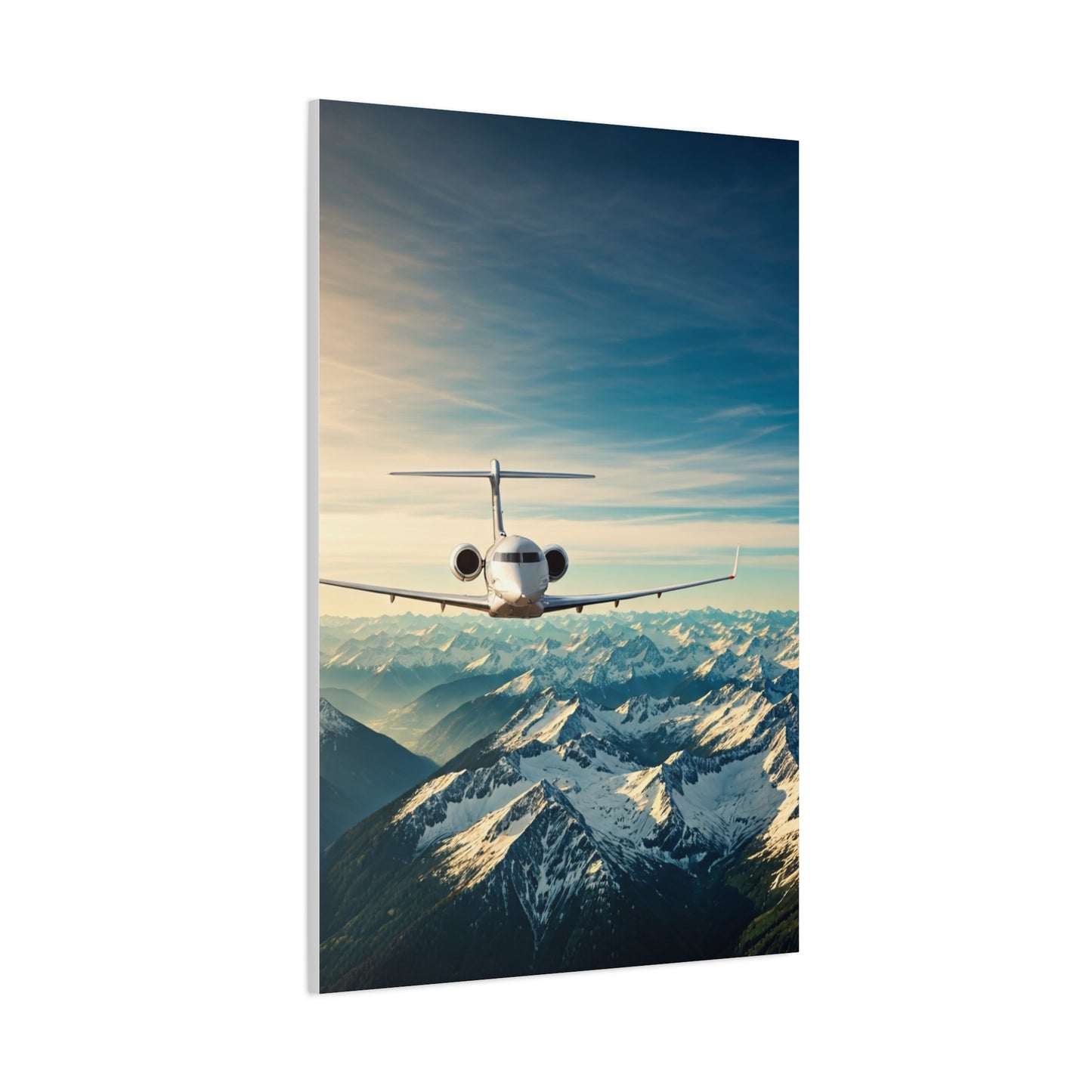 Mountain Summit Jet Journey Wall Art & Canvas Prints