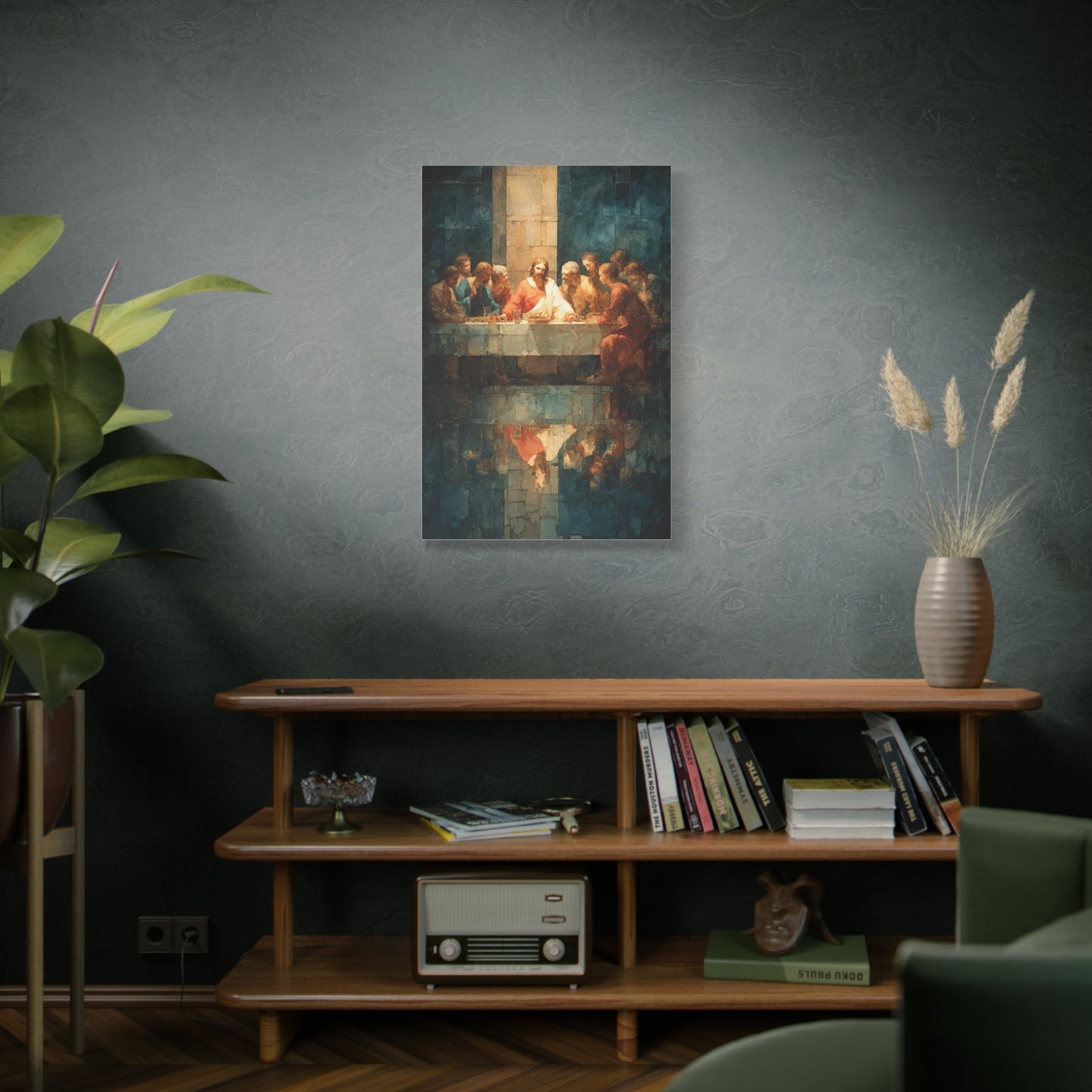 The Last Supper Contemporary Sacred Scene Wall Art & Canvas Print