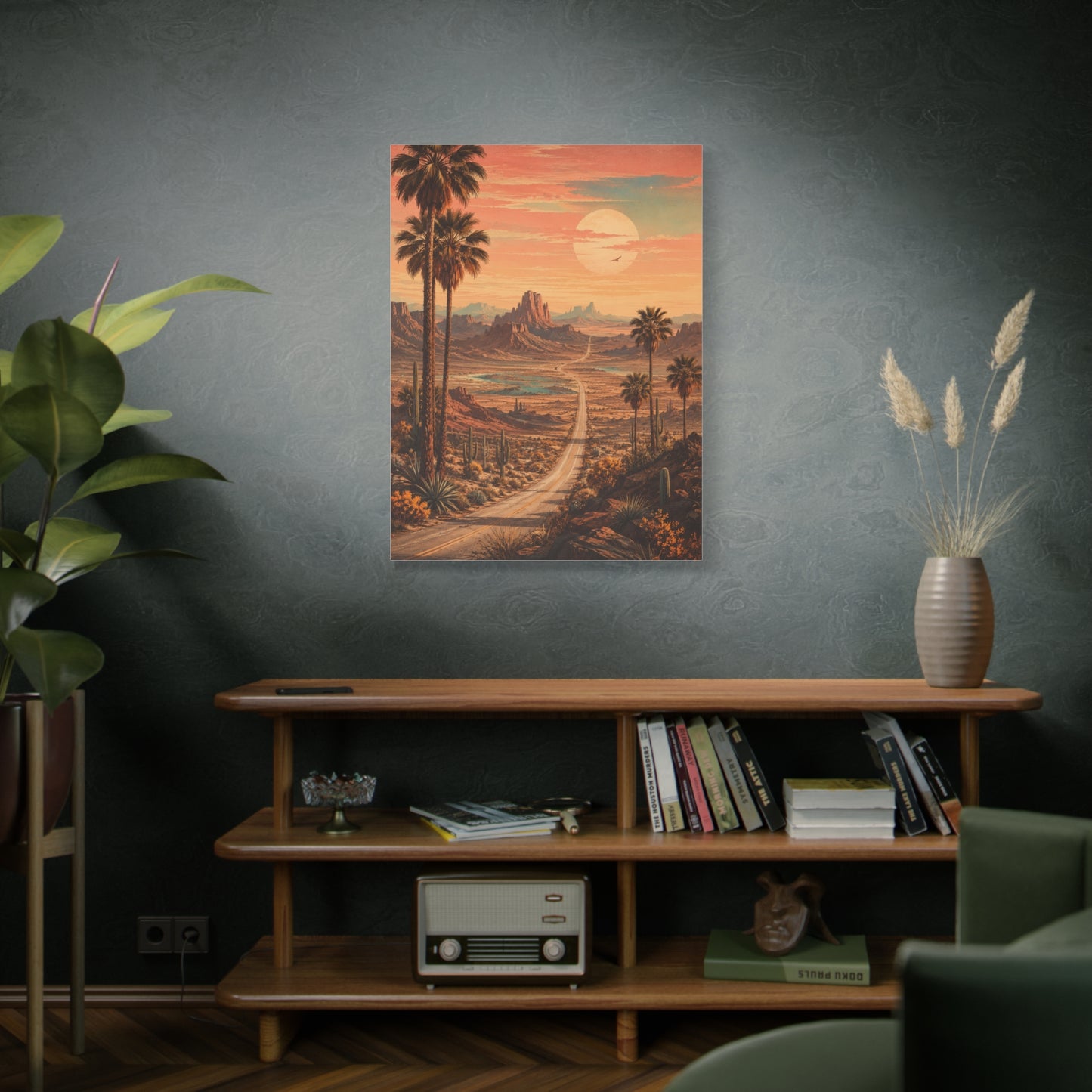 Enchanted Desert Highway Wall Art & Canvas Print