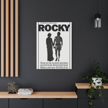 Rocky Movie Poster Wall Art & Canvas Print
