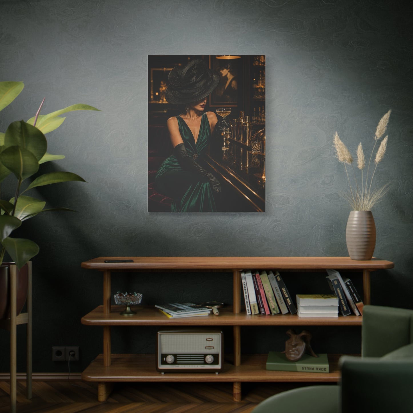 Couture Lounge Muse Portrait Wall Art & Canvas Print