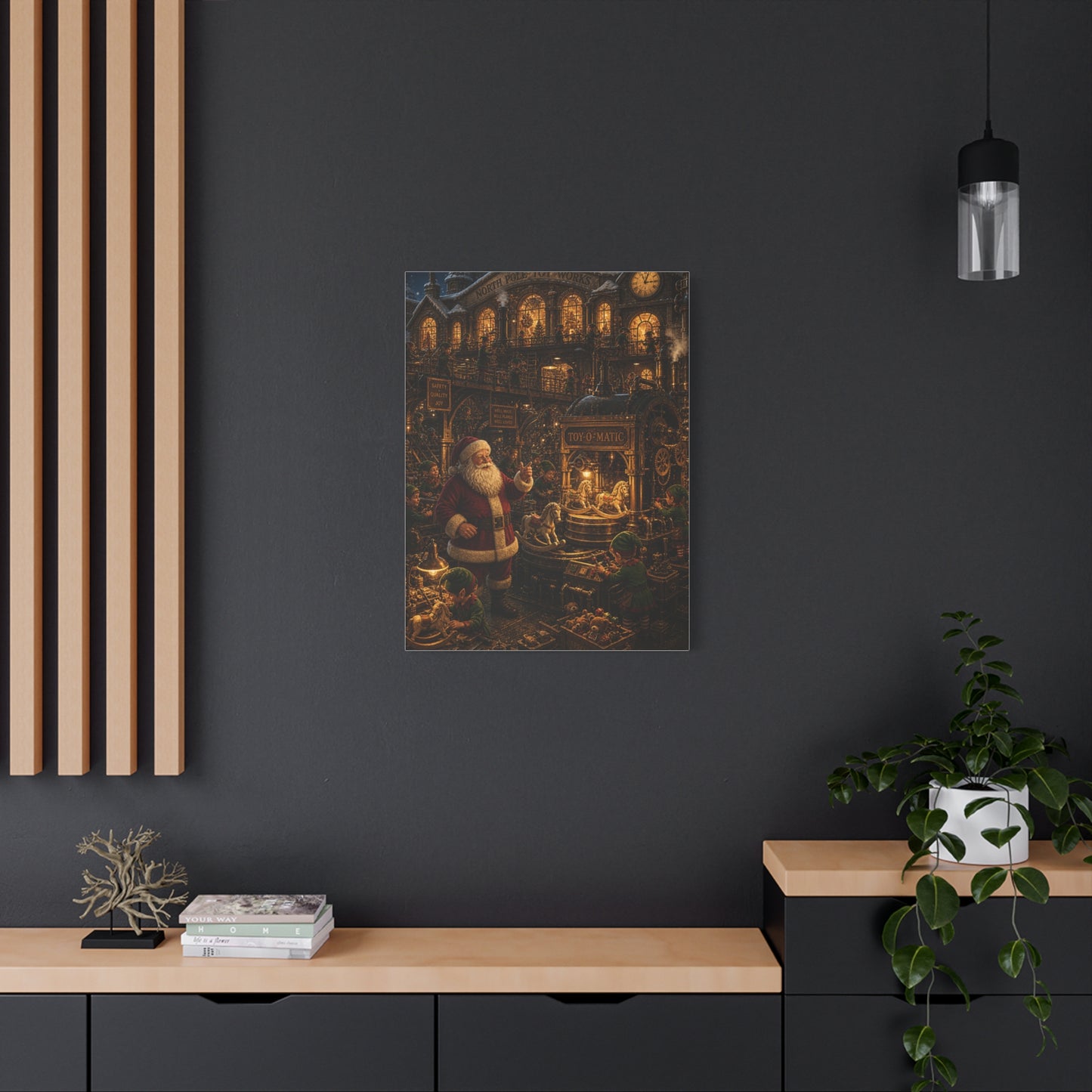 The Midnight Shift Toy Factory Wall Art & Canvas Print