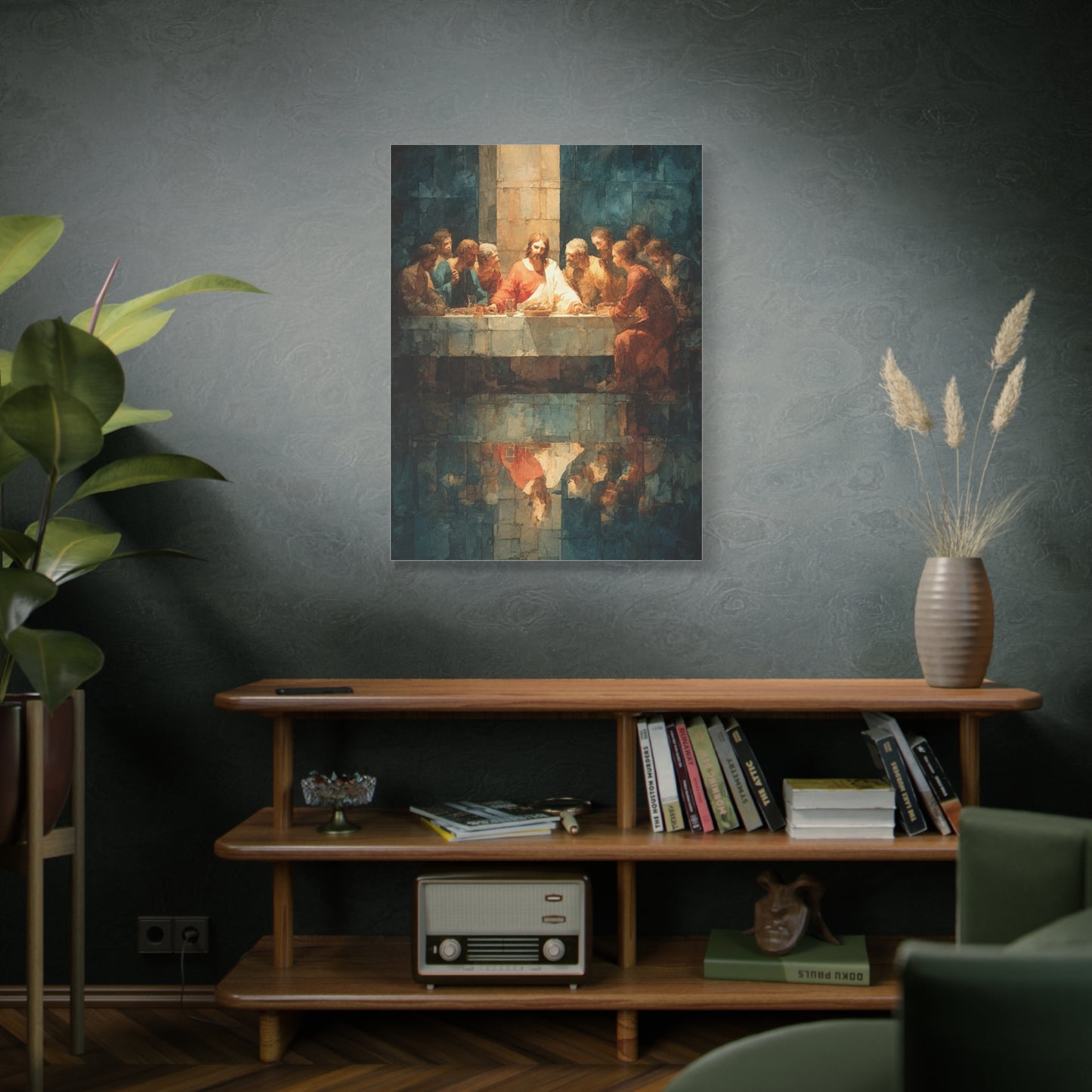 The Last Supper Contemporary Sacred Scene Wall Art & Canvas Print