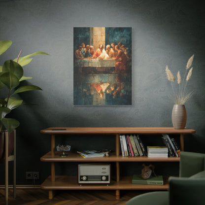 The Last Supper Contemporary Sacred Scene Wall Art & Canvas Print